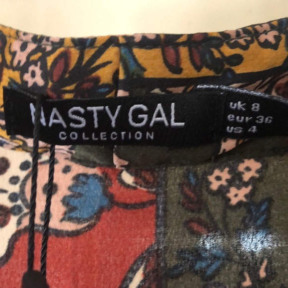 Nasty Gal Floral and Striped Kimono - Picture 4 of 7